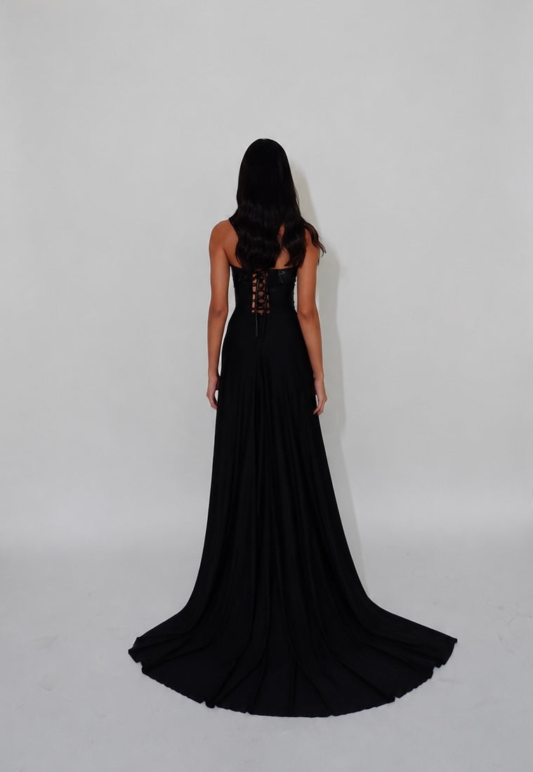 MIDNIGHT LINE DRESS