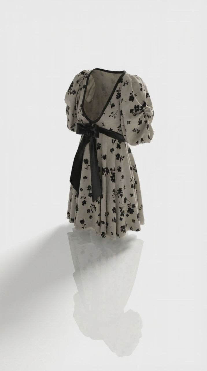 NOIR GARDEN DRESS