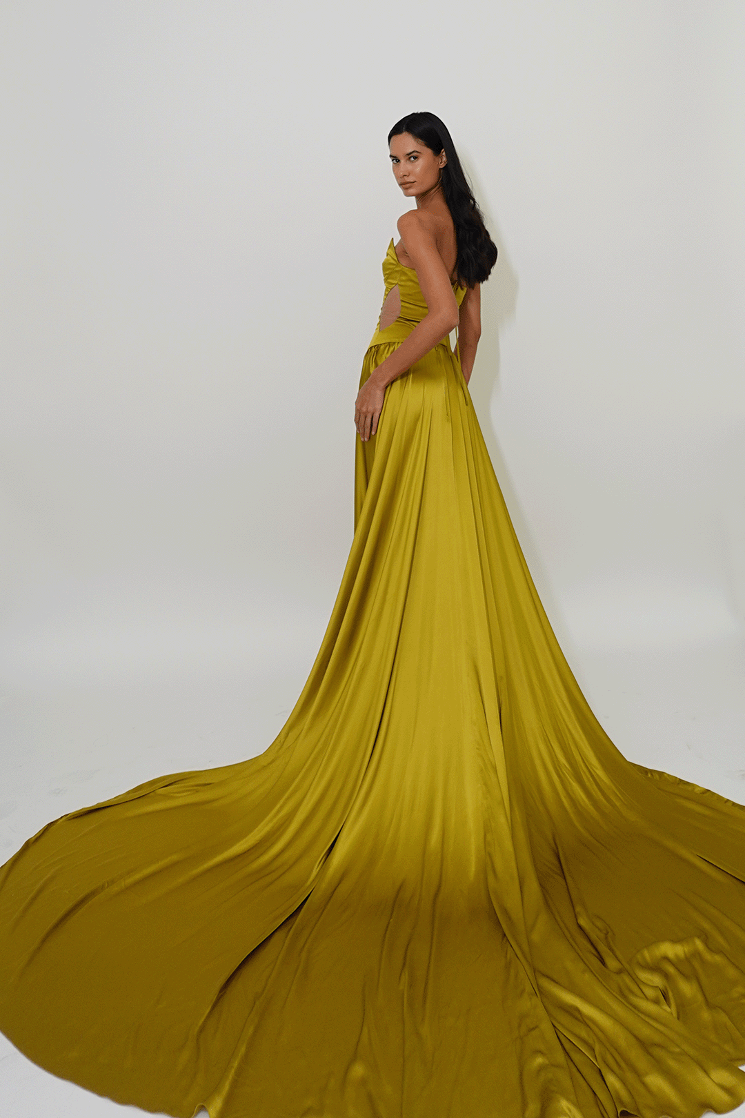 OLIVE GOLD SIREN DRESS4
